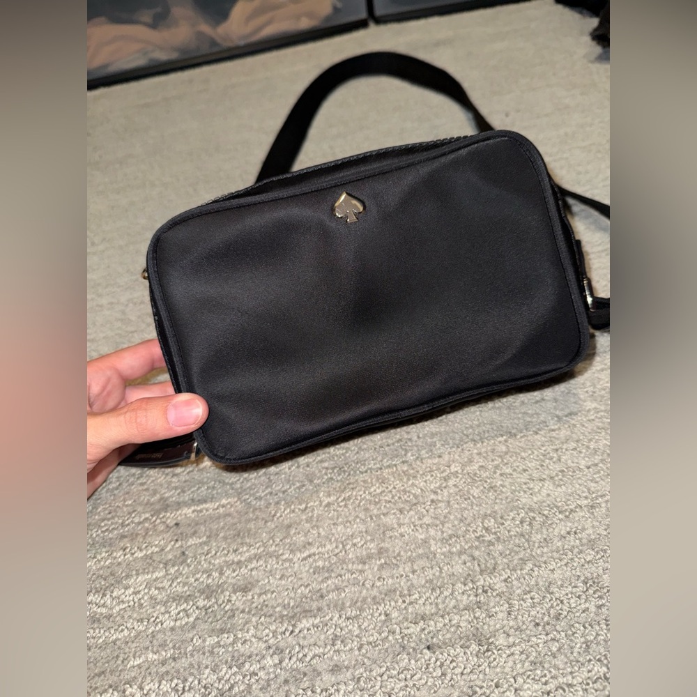 Black Kate Spade Crossbody Camera Bag